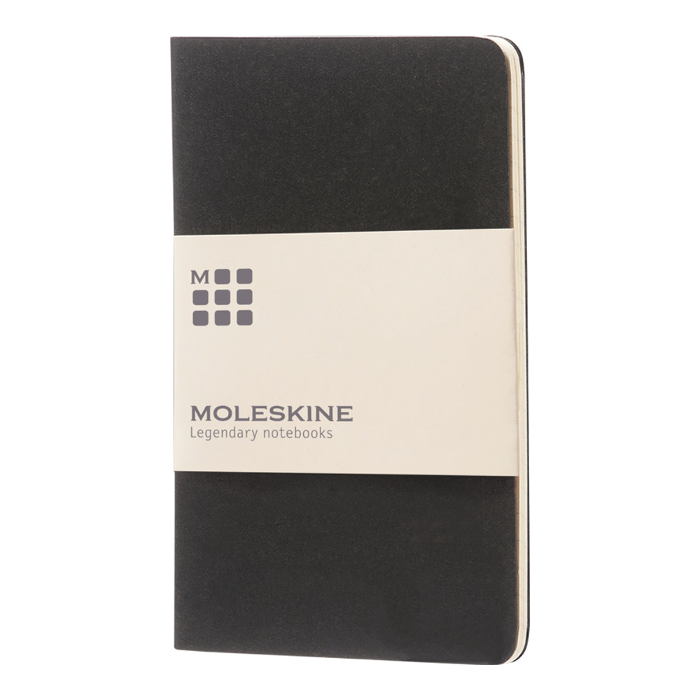 Moleskine Cahier Journal PK - linjeret i farven Ensfarvet sort