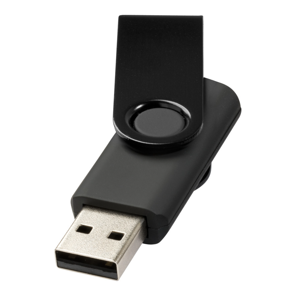 Rotate-metallic USB stik 4 GB i farven Ensfarvet sort