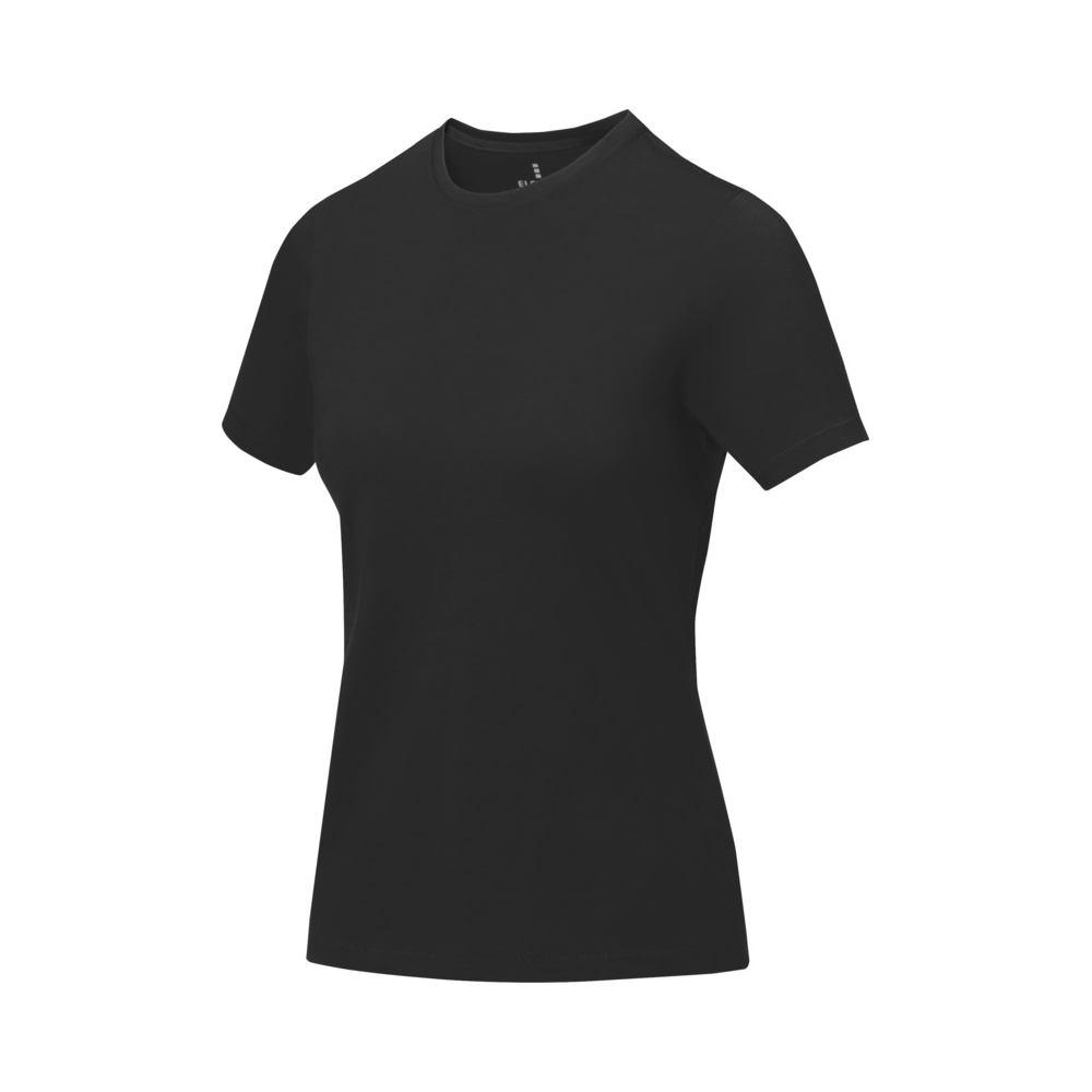 Nanaimo kortærmet t-shirt til kvinder i farven Ensfarvet sort