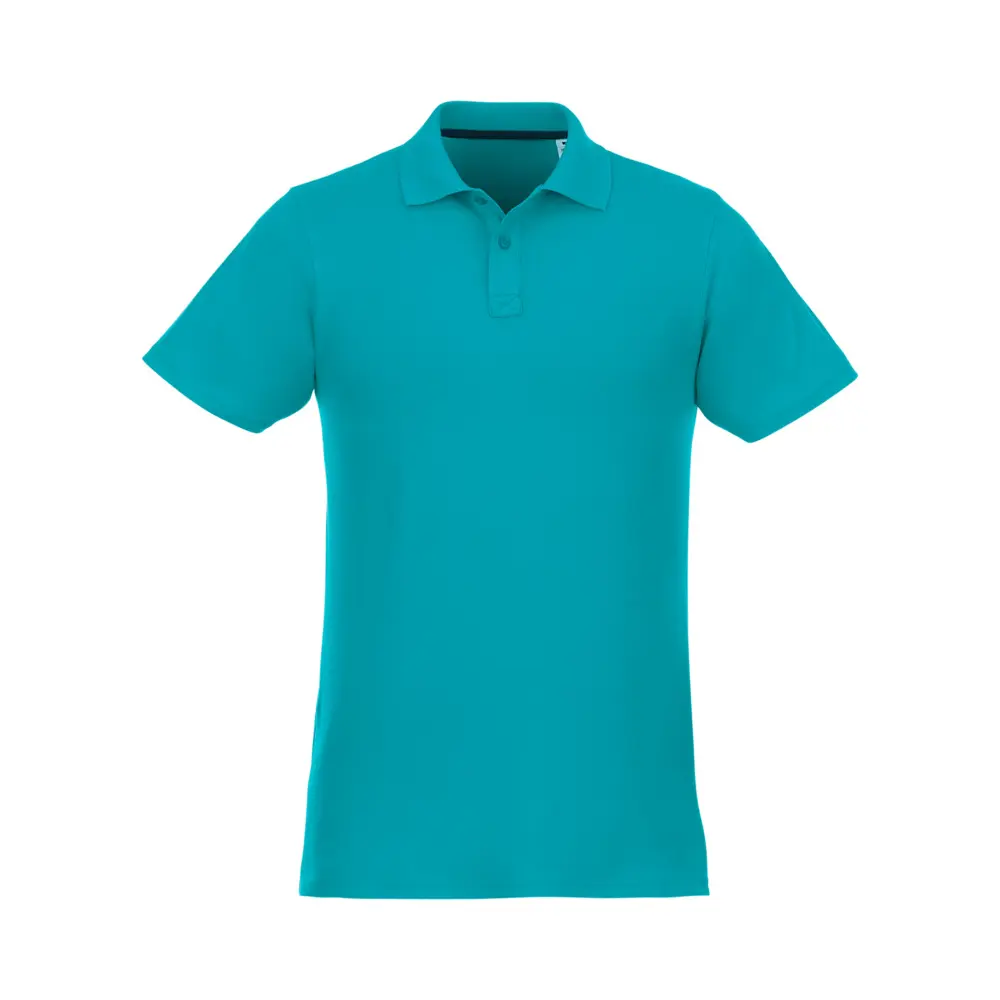 Helios 180 g/m² kortærmet polo til mænd i farven Aqua
