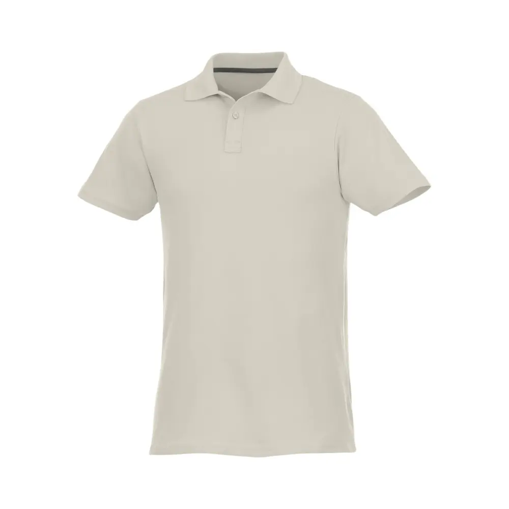 Helios 180 g/m² kortærmet polo til mænd i farven Lysegrå