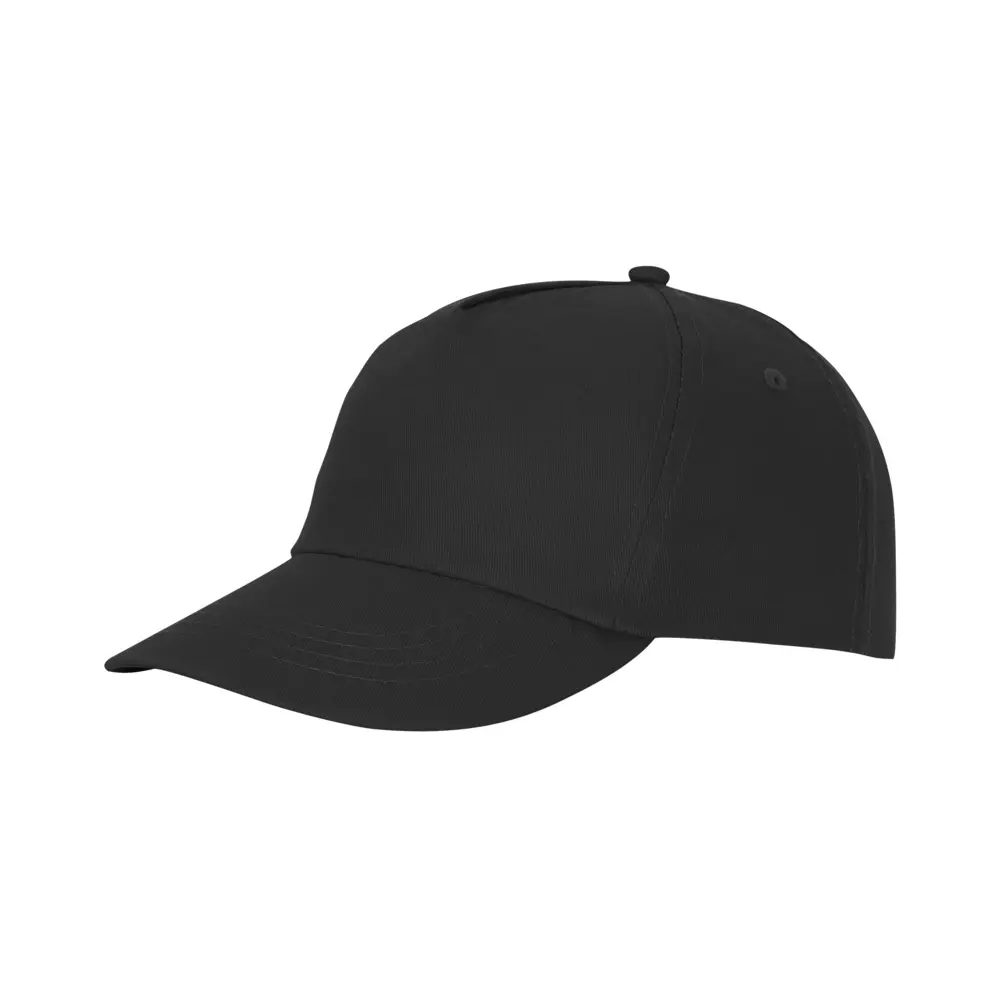 Feniks 175 g/m² cap med 5 paneler i farven Ensfarvet sort