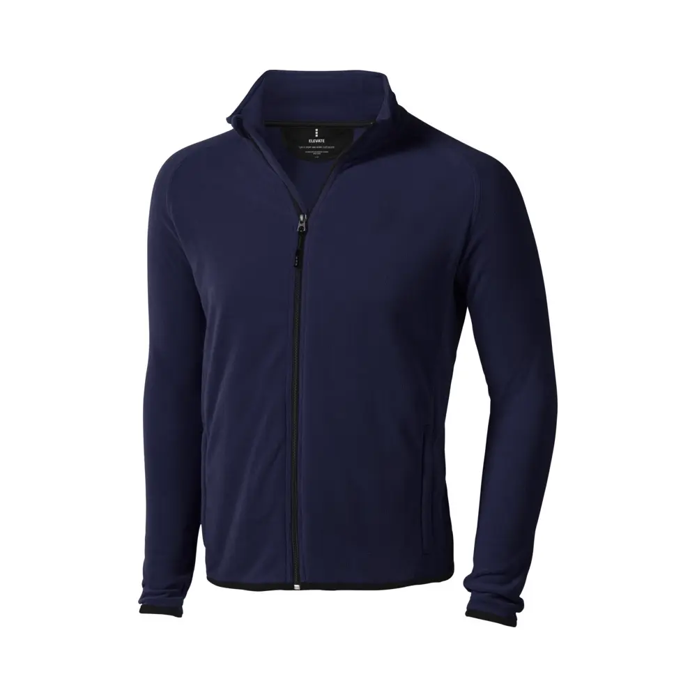 Brossard microfleece jakke med gennemgående lynlås i farven Marineblå