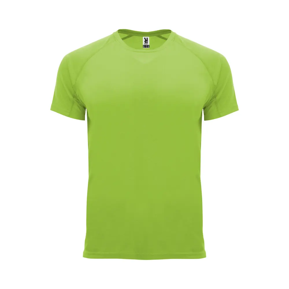 Bahrain 135 g/m² kortærmet sports t-shirt til børn i farven Limefarvet