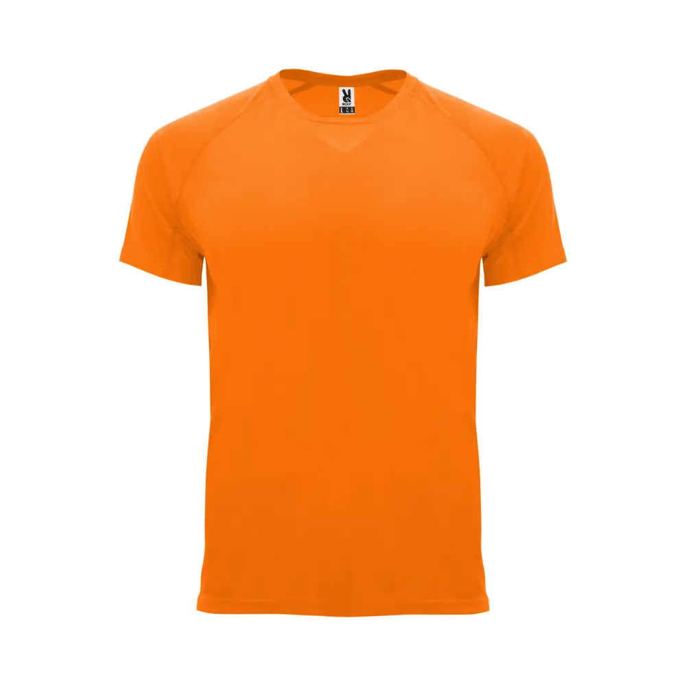 Bahrain 135 g/m² kortærmet sports t-shirt til børn i farven Fluor orange