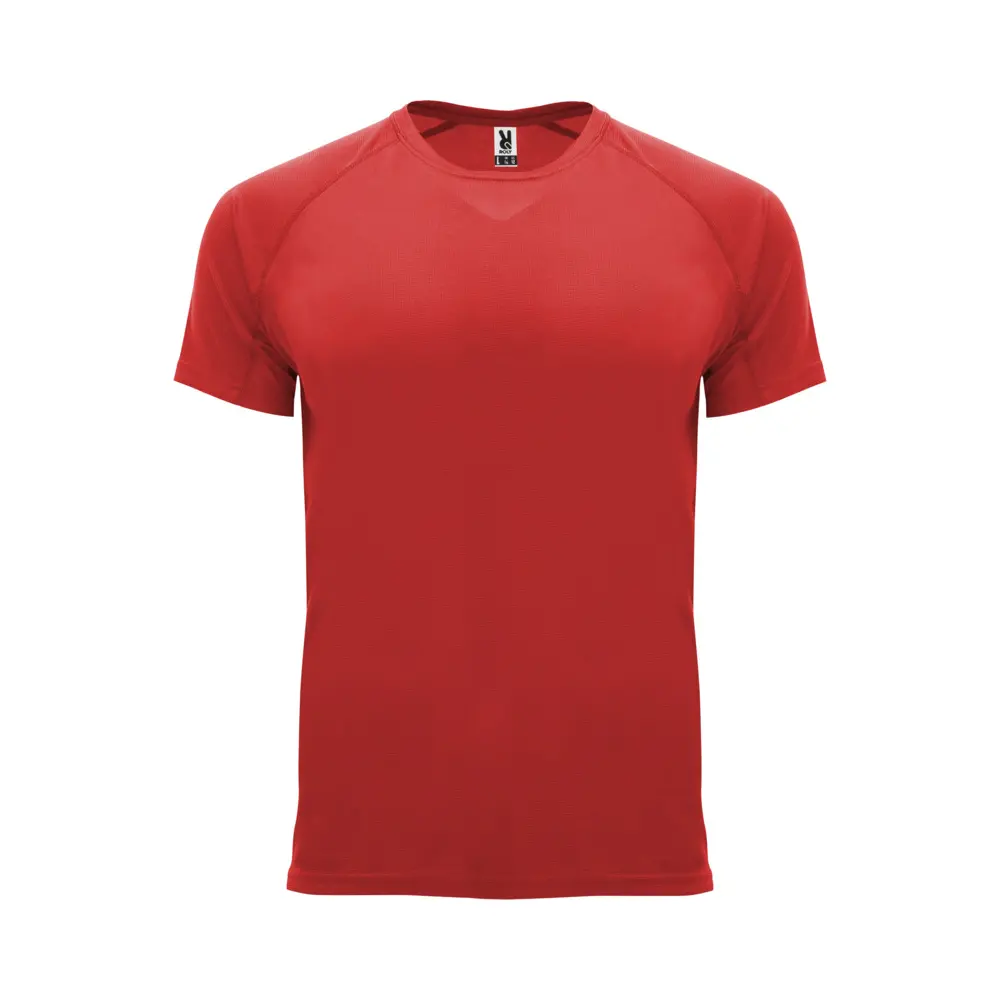 Bahrain 135 g/m² kortærmet sports t-shirt til børn i farven Rød