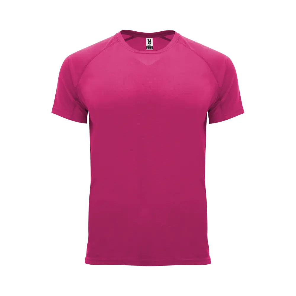 Bahrain 135 g/m² kortærmet sports t-shirt til børn i farven Rosette