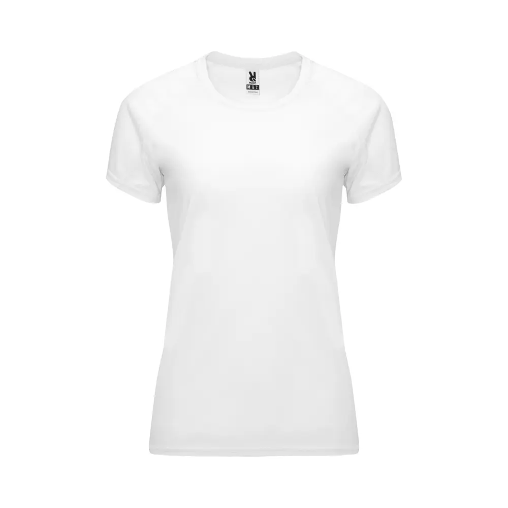 Bahrain 135 g/m² kortærmet sports t-shirt til kvinder i farven Hvid