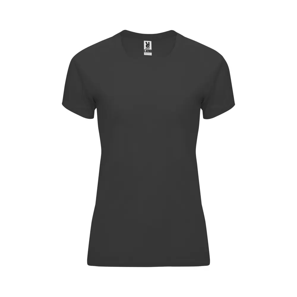 Bahrain 135 g/m² kortærmet sports t-shirt til kvinder i farven Mørk bly
