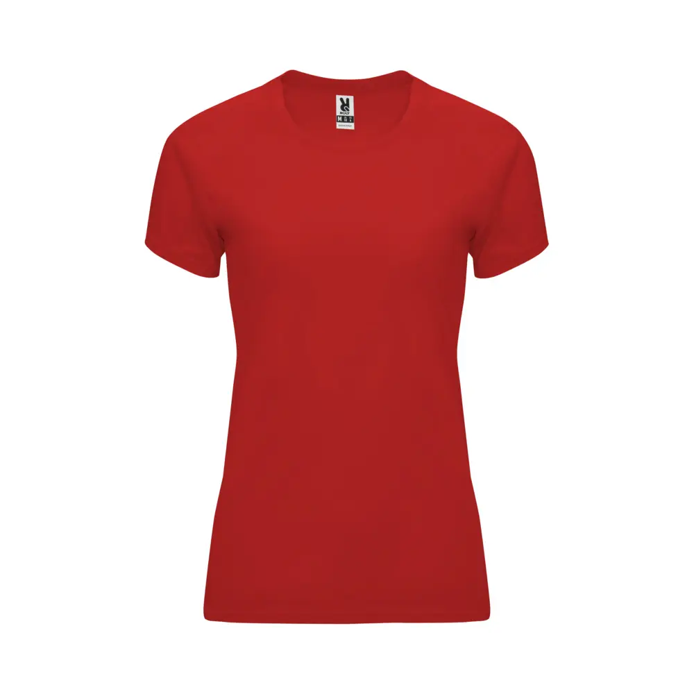 Bahrain 135 g/m² kortærmet sports t-shirt til kvinder i farven Rød