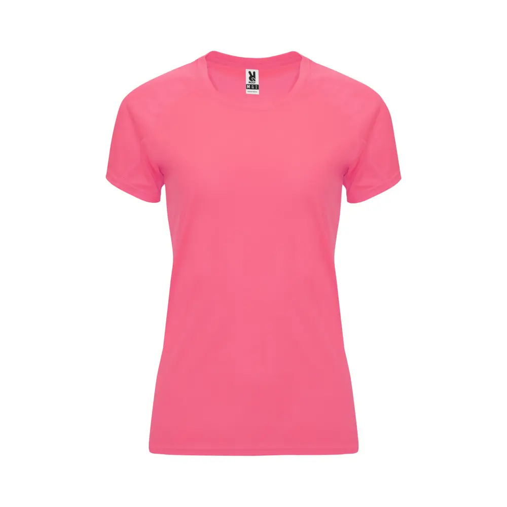 Bahrain 135 g/m² kortærmet sports t-shirt til kvinder i farven Fluor lady rosa