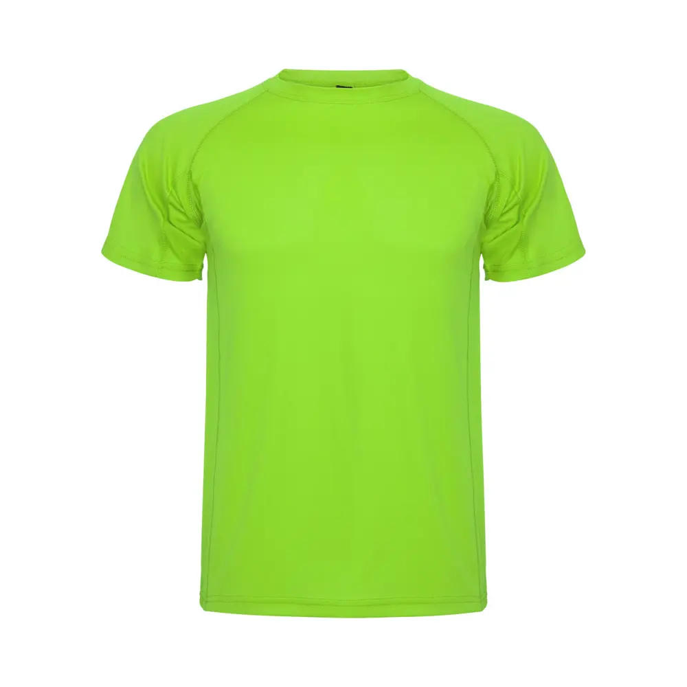 Montecarlo 150 g/m² kortærmet sport t-shirt til mænd i farven Limefarvet