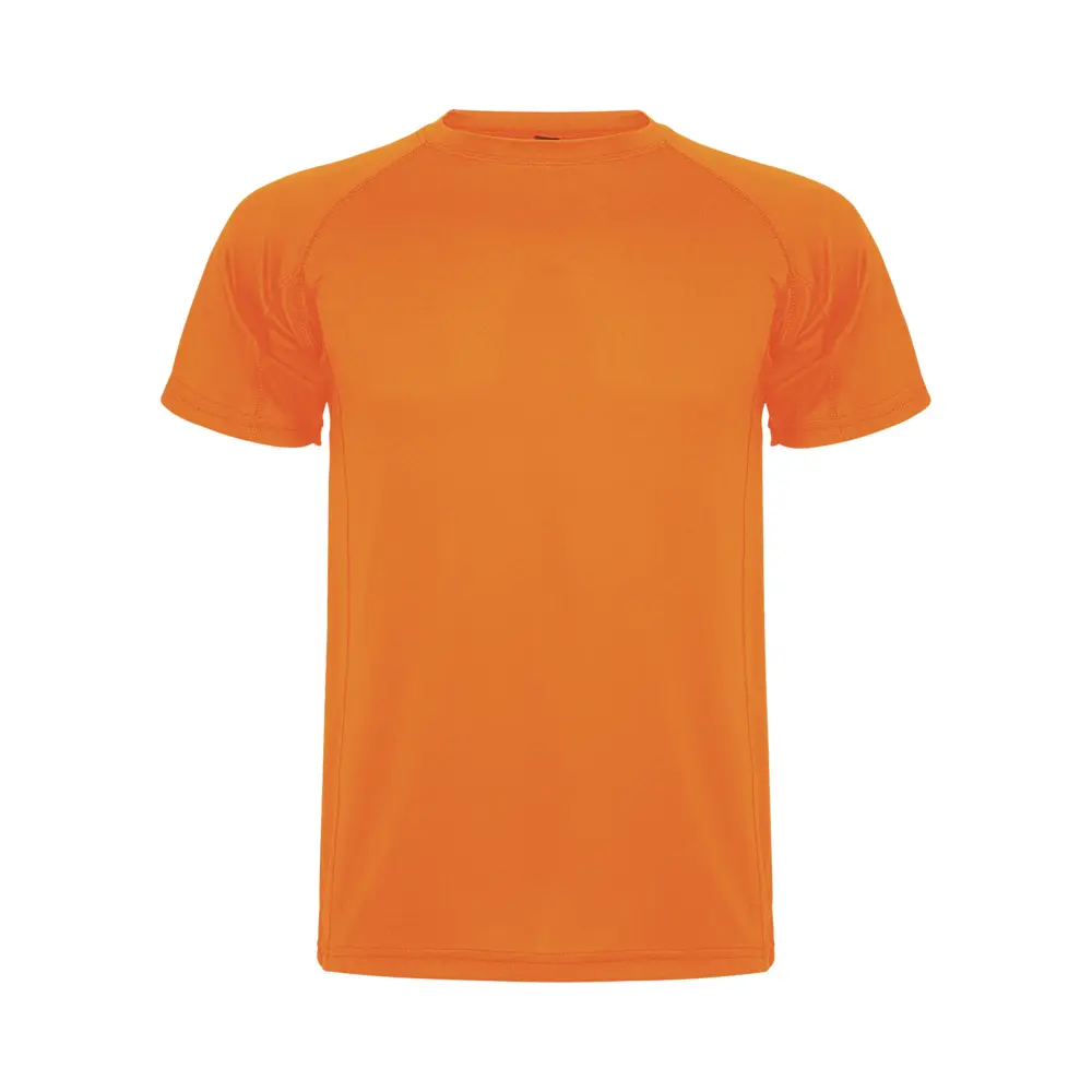 Montecarlo 150 g/m² kortærmet sport t-shirt til mænd i farven Fluor orange