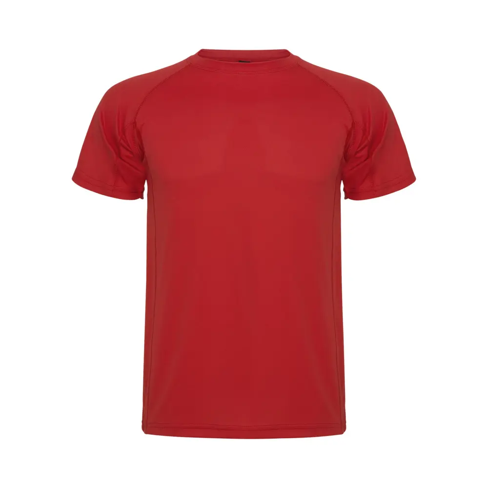 Montecarlo 150 g/m² kortærmet sport t-shirt til mænd i farven Rød