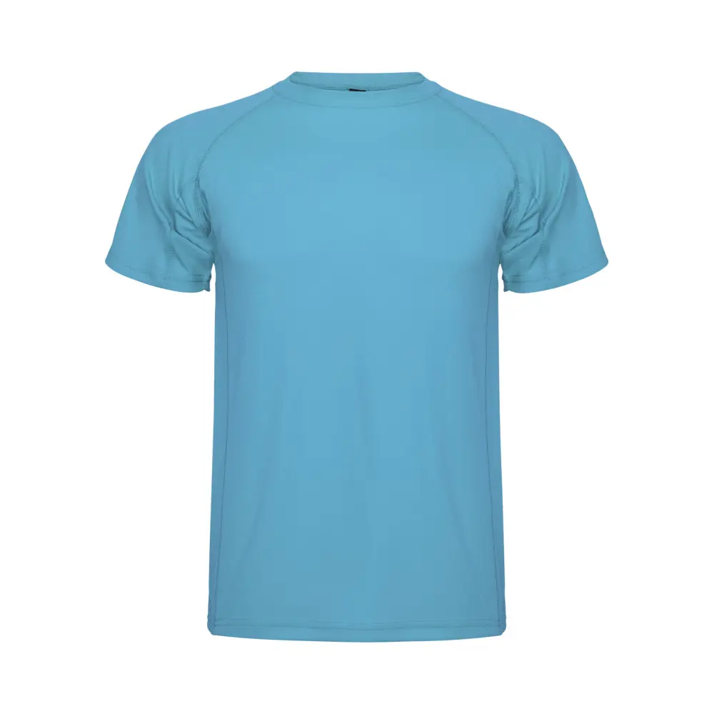 Montecarlo 150 g/m² kortærmet sport t-shirt til mænd i farven Turkis