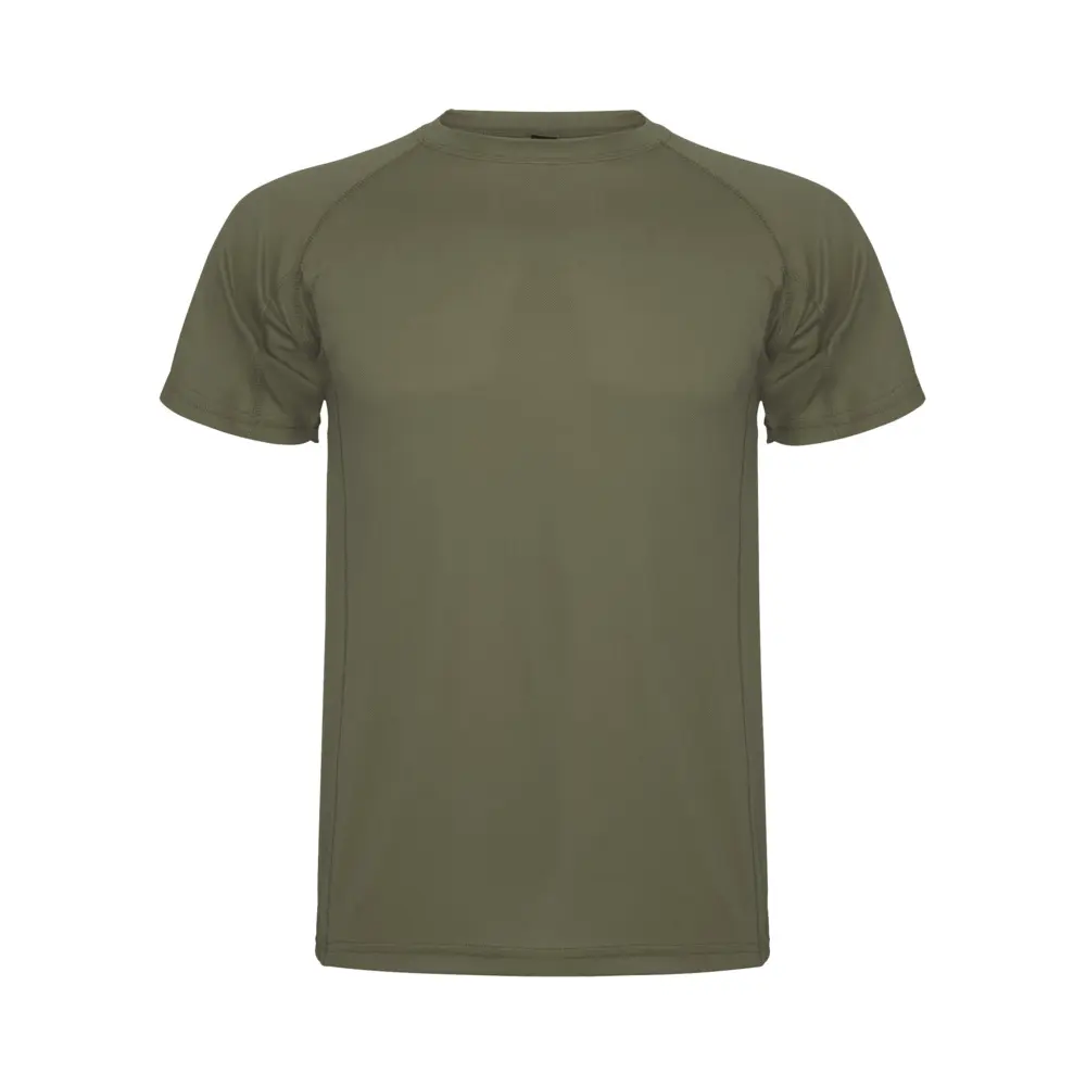 Montecarlo 150 g/m² kortærmet sport t-shirt til mænd i farven Militærgrøn
