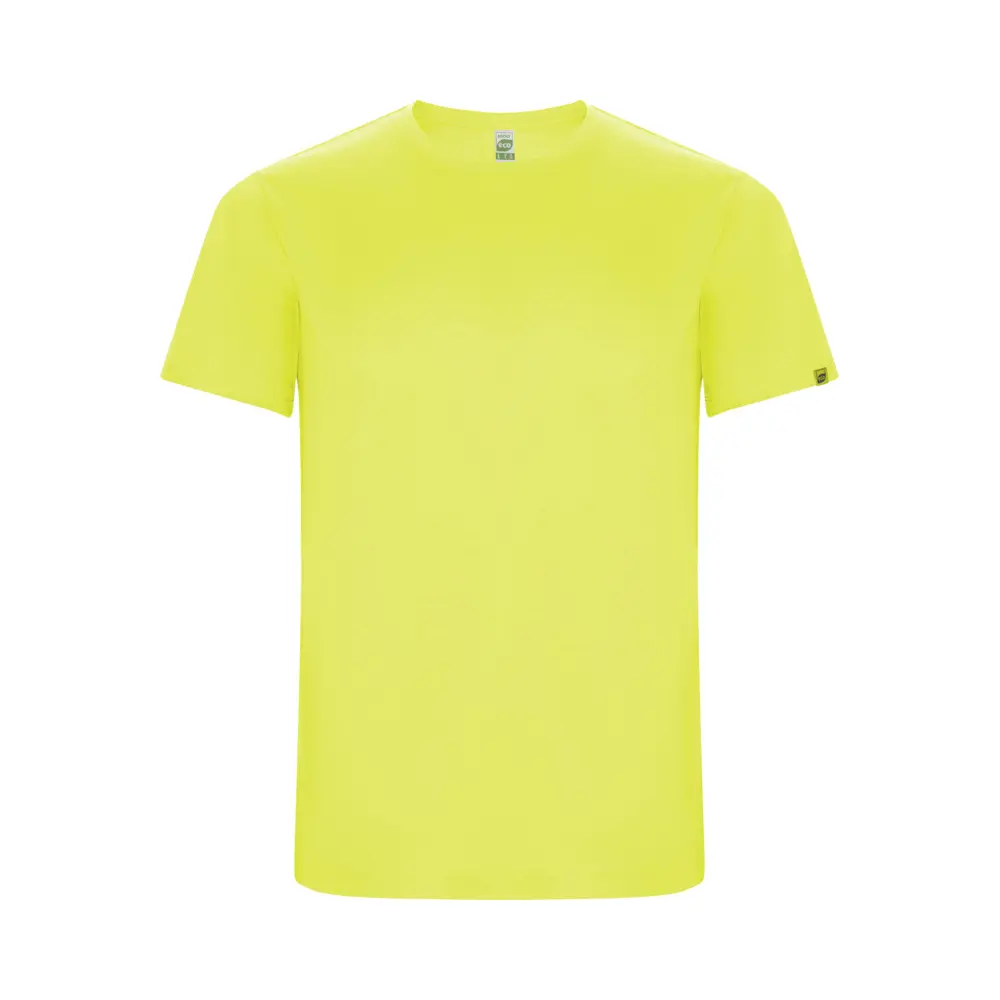 Imola 135 g/m² kortærmet sports t-shirt til mænd i farven Fluorgul