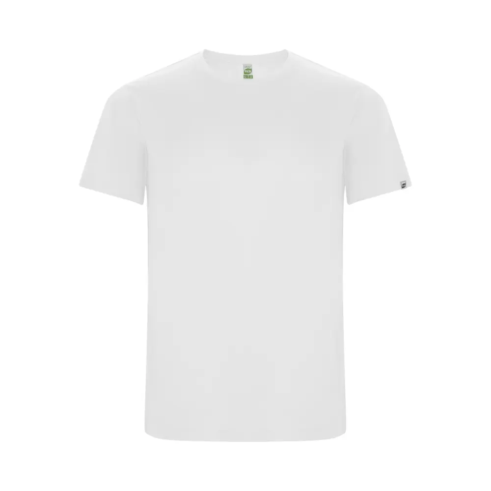 Imola 135 g/m² kortærmet sports t-shirt til mænd i farven Hvid