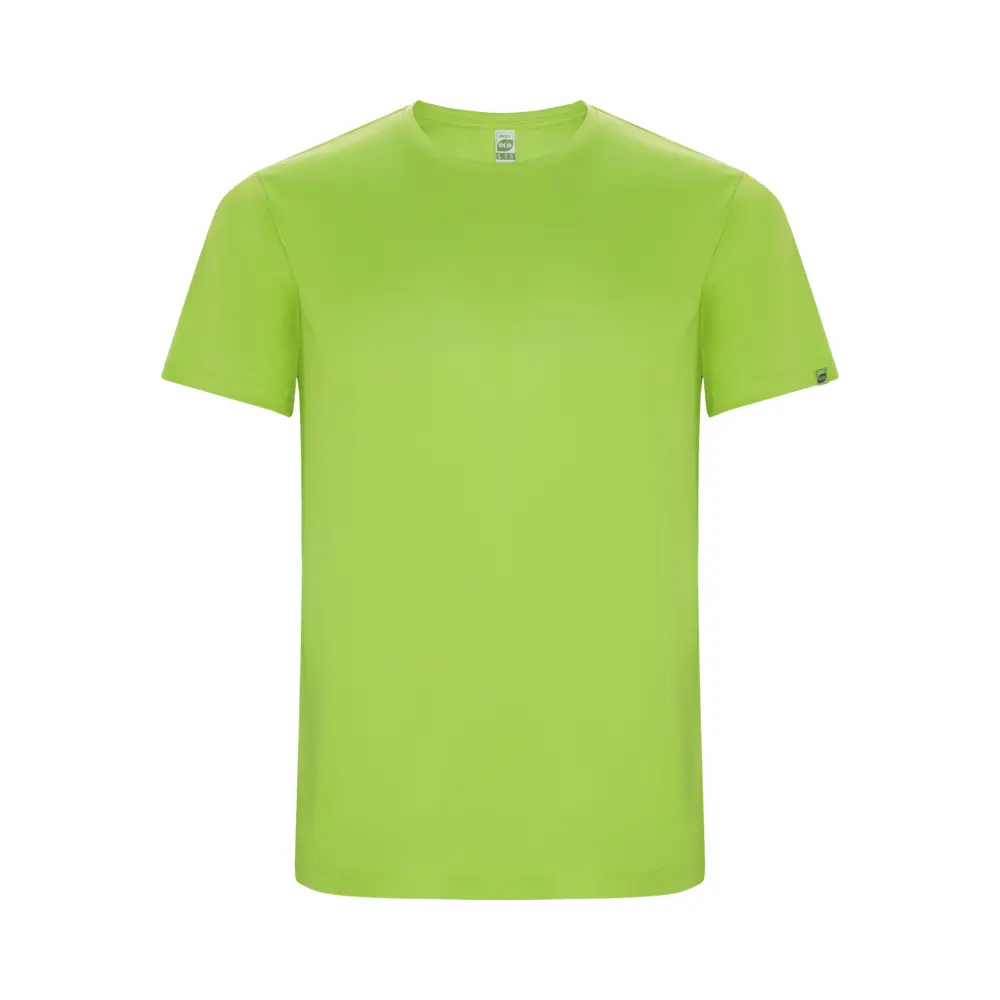 Imola 135 g/m² kortærmet sports t-shirt til mænd i farven Limefarvet