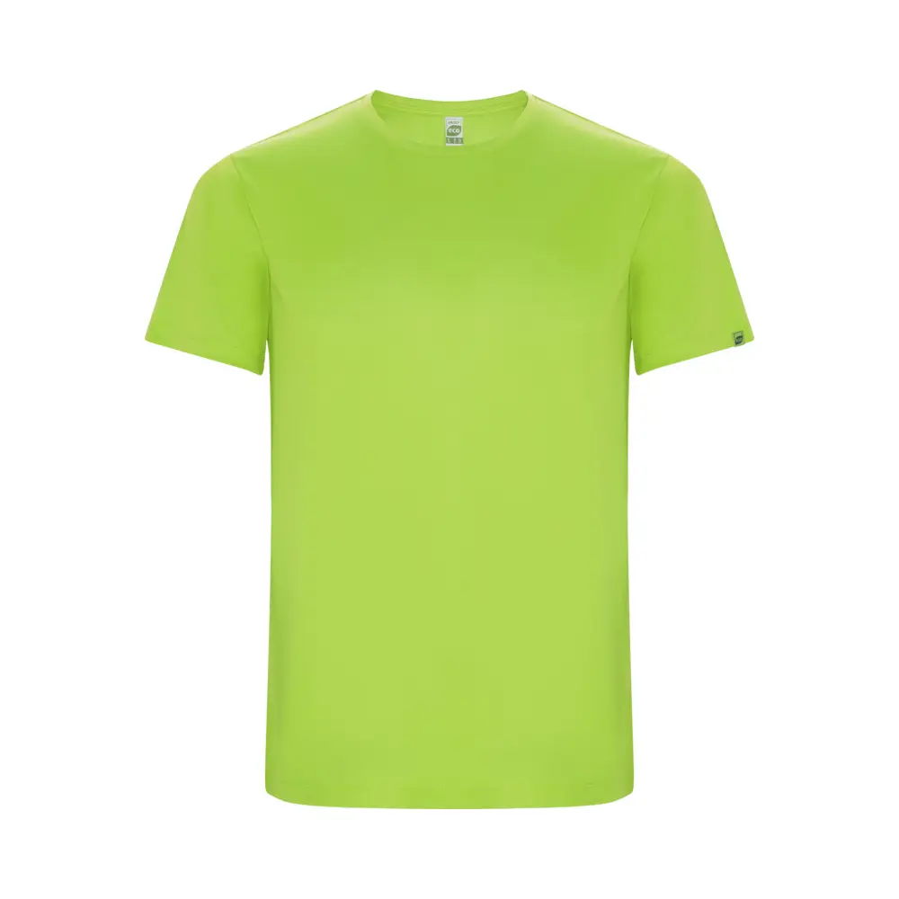 Imola 135 g/m² kortærmet sports t-shirt til mænd i farven Fluorgrøn