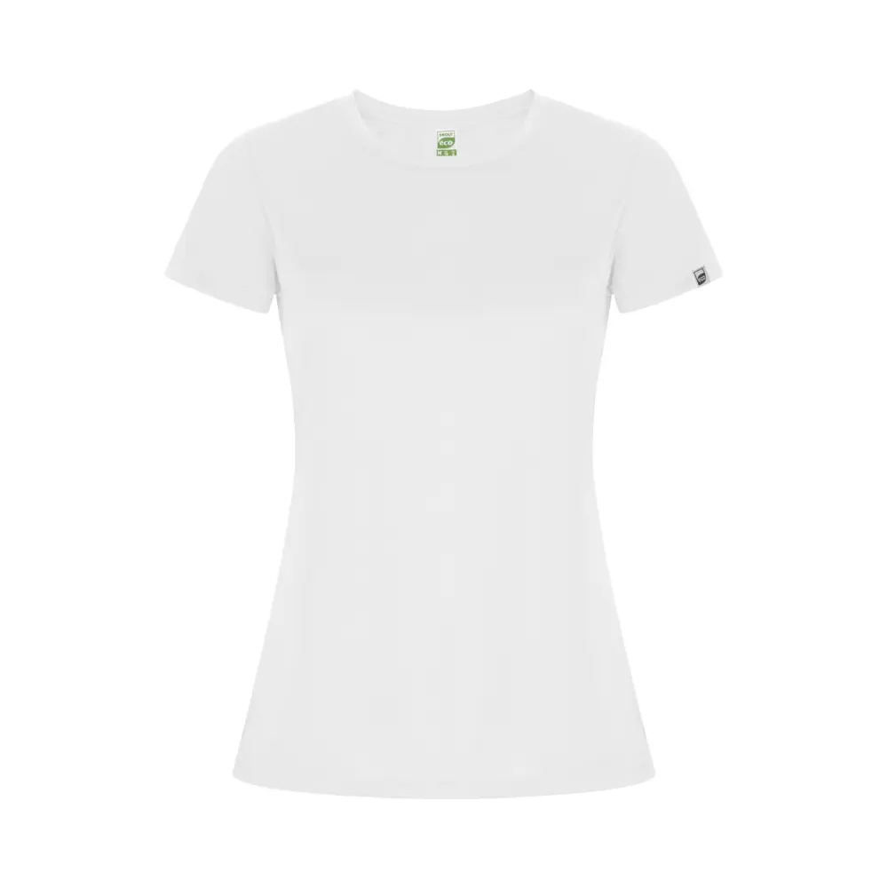 Imola 135 g/m² kortærmet sports t-shirt til kvinder i farven Hvid