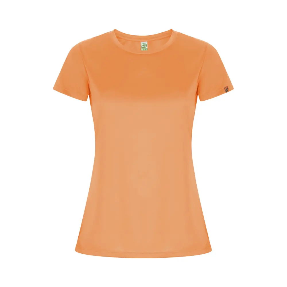 Imola 135 g/m² kortærmet sports t-shirt til kvinder i farven Fluor orange