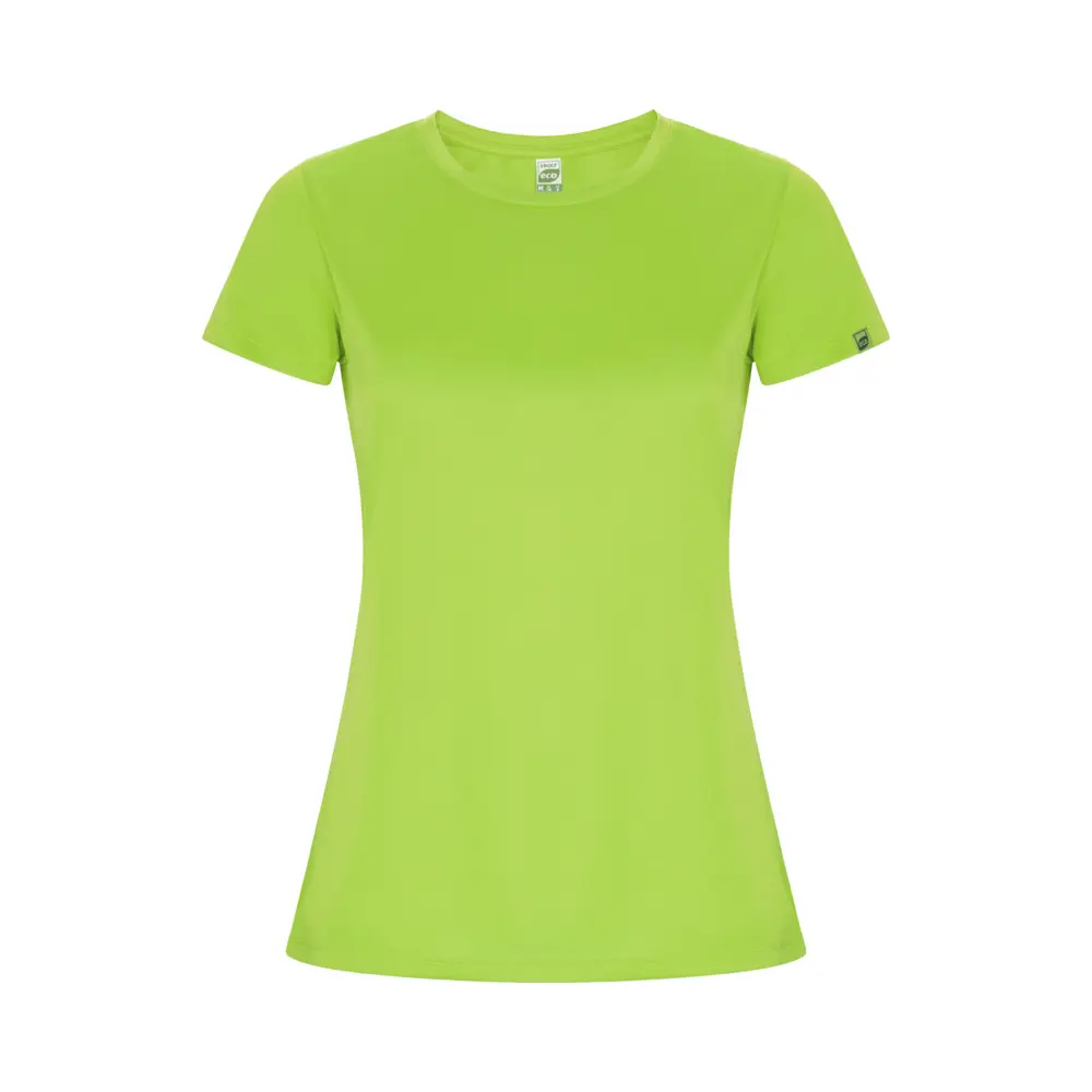 Imola 135 g/m² kortærmet sports t-shirt til kvinder i farven Fluorgrøn