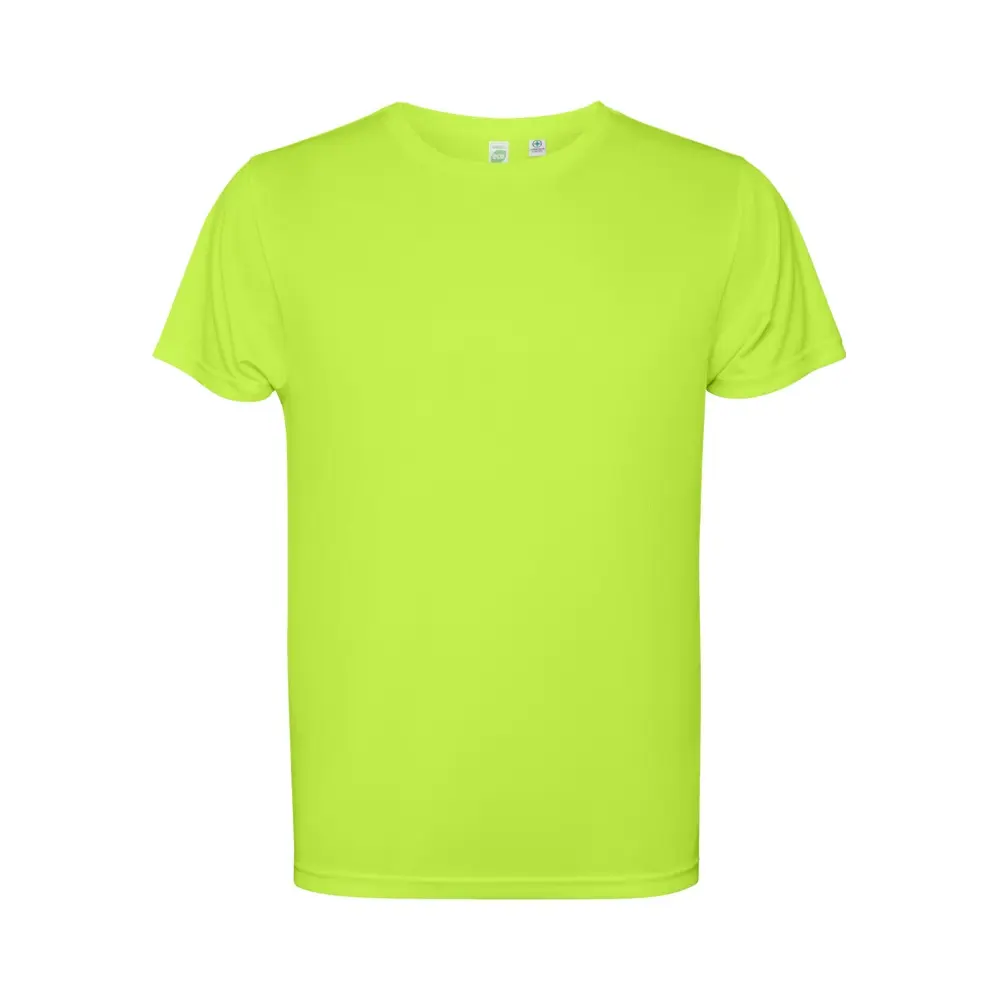 Estoril 125 g/m² kortærmet t-shirt til mænd i farven Fluorgrøn