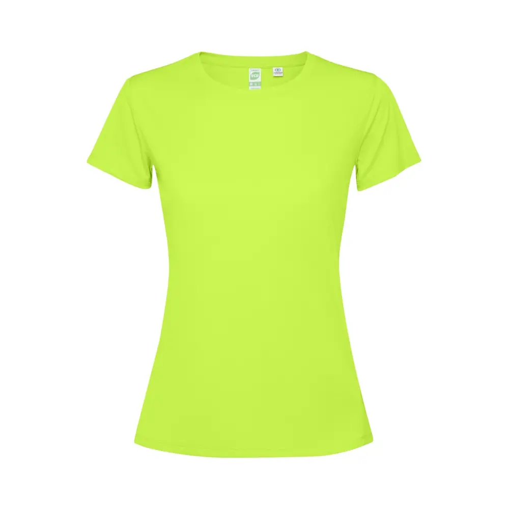 Estoril 125 g/m² kortærmet t-shirt til kvinder i farven Fluorgrøn