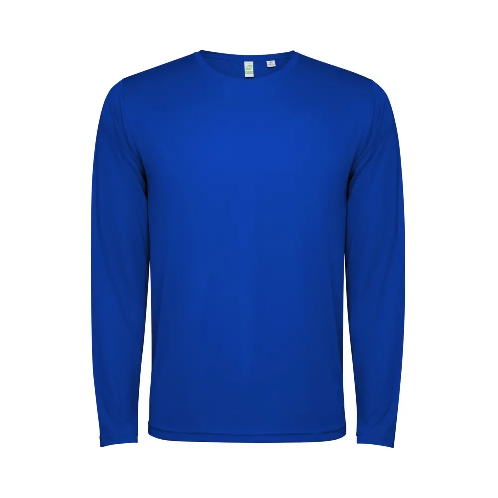 Estoril 125 g/m² langærmet unisex t-shirt i farven Kongeblå