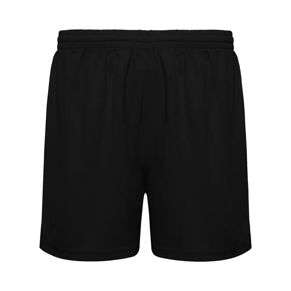Player 140 g/m² unisex sportsshorts i farven Ensfarvet sort