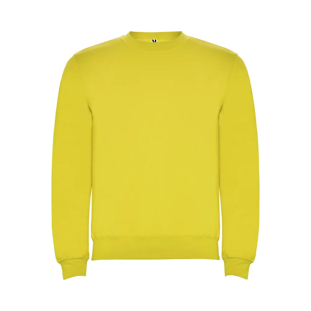 Clasica 280 g/m² unisex sweater med rund hals i farven Gul