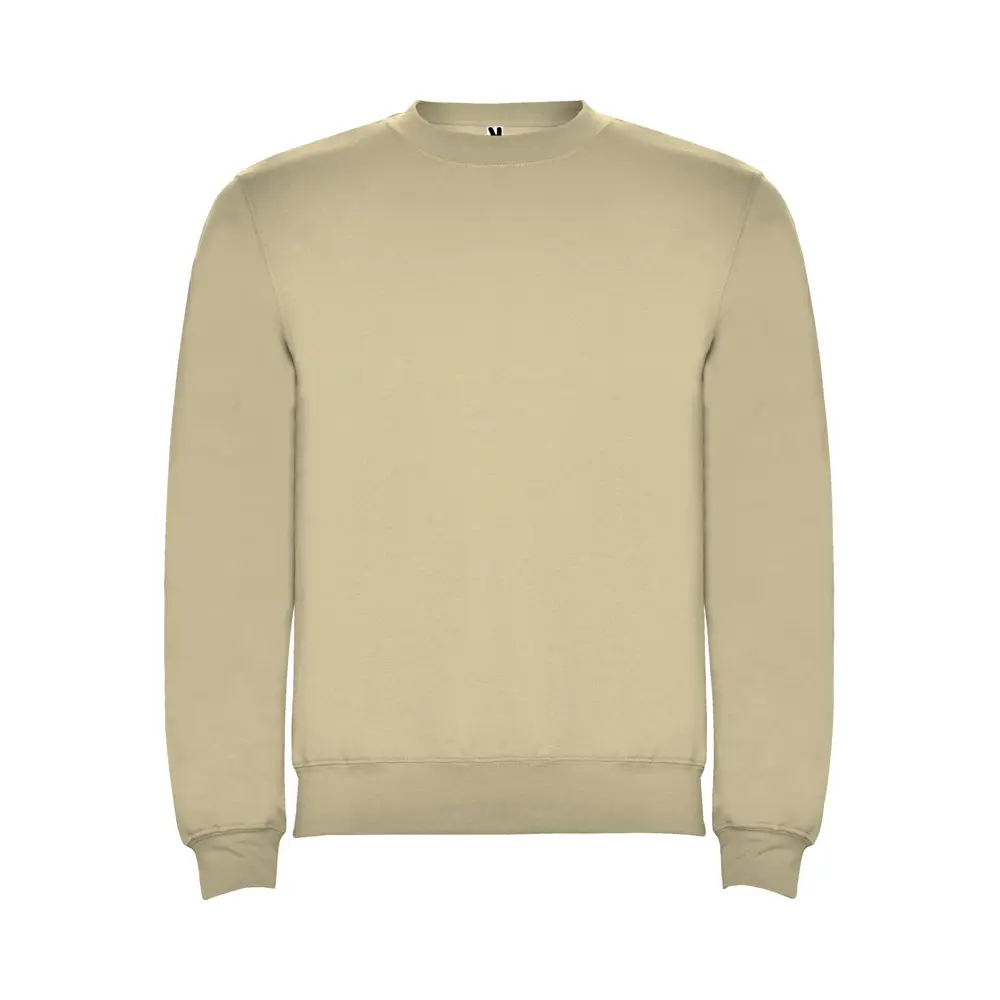 Clasica 280 g/m² unisex sweater med rund hals i farven Sandfarvet