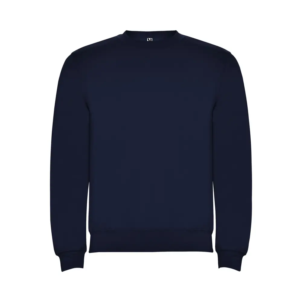 Clasica 280 g/m² unisex sweater med rund hals i farven Marineblå