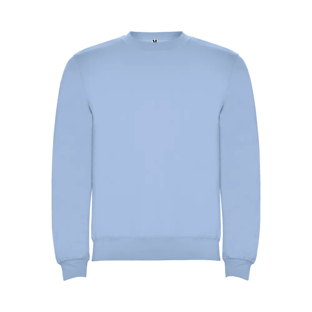 Clasica 280 g/m² unisex sweater med rund hals i farven Himmelblå