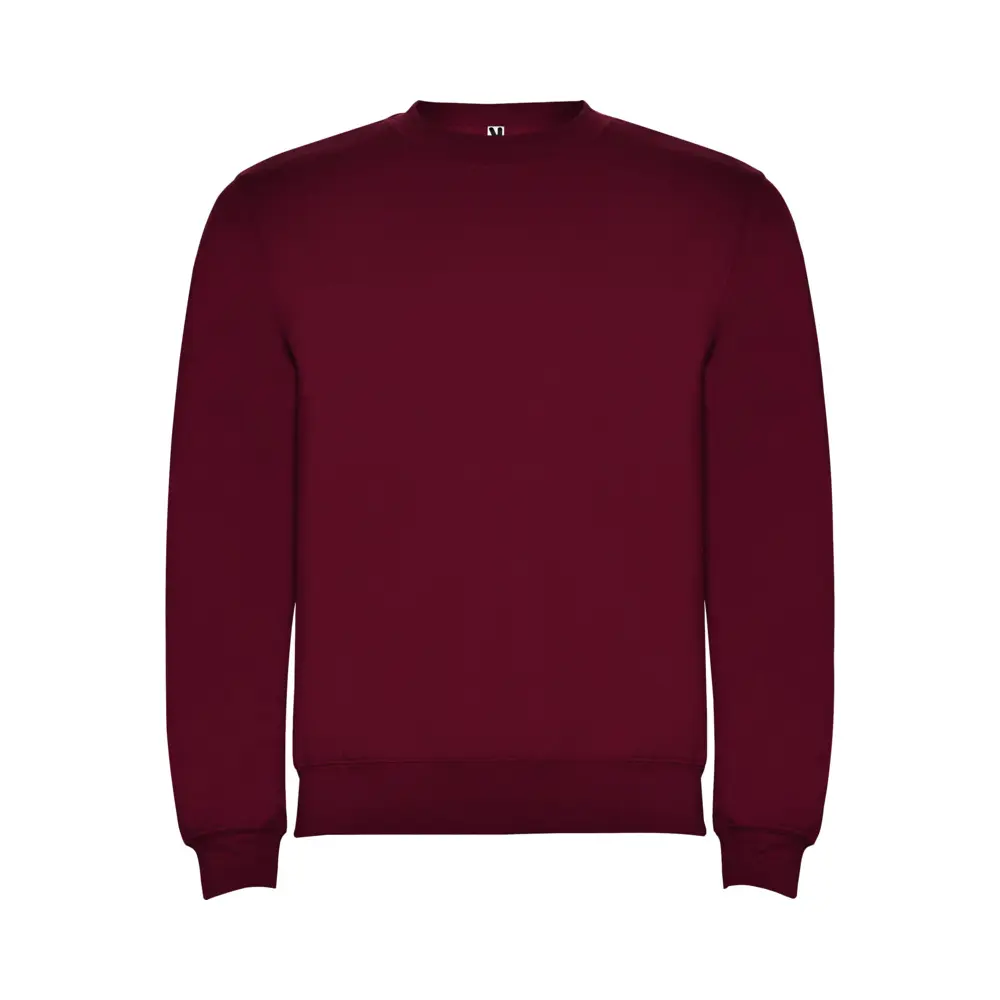 Clasica 280 g/m² unisex sweater med rund hals i farven Granat