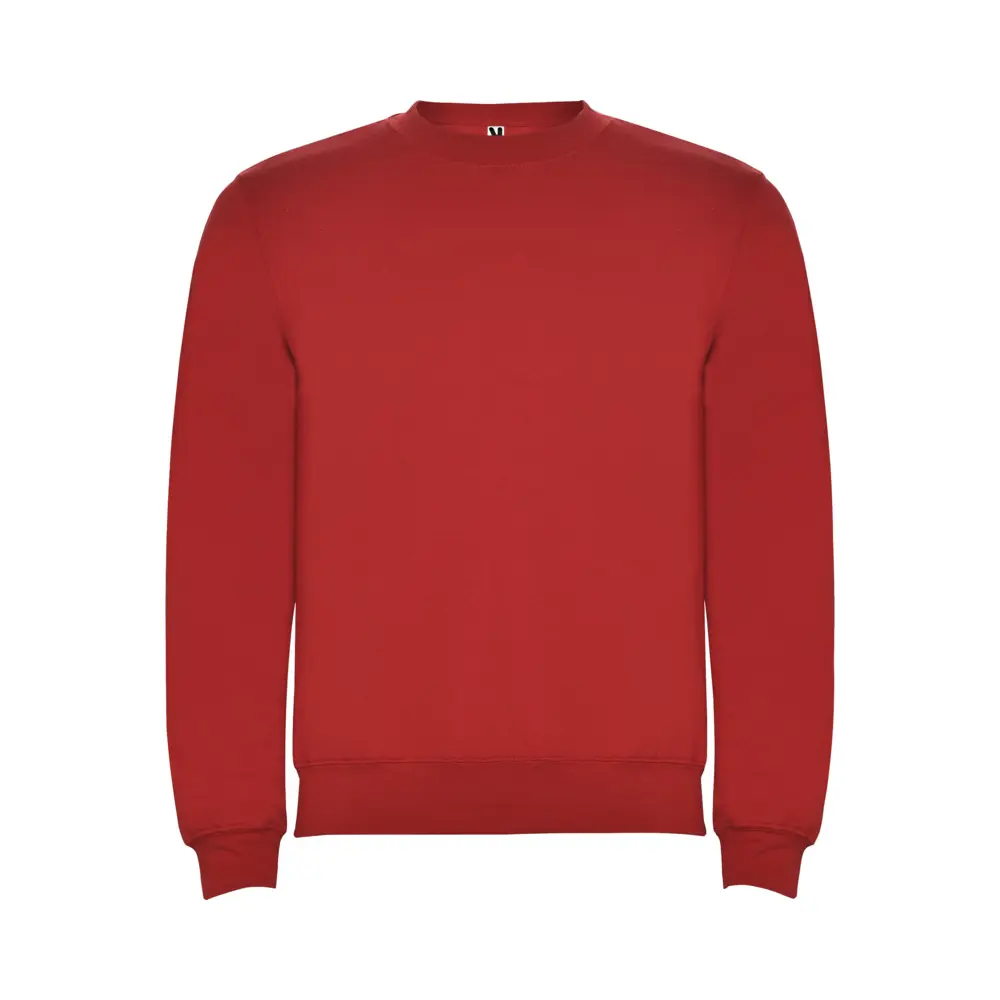 Clasica 280 g/m² unisex sweater med rund hals i farven Rød