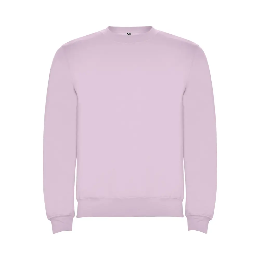 Clasica 280 g/m² unisex sweater med rund hals i farven Lyserød