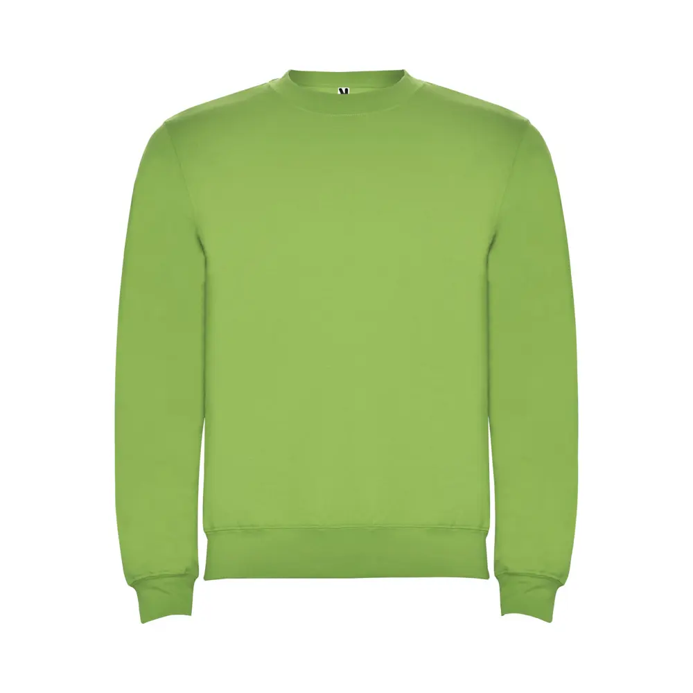 Clasica 280 g/m² unisex sweater med rund hals i farven Oasegrøn