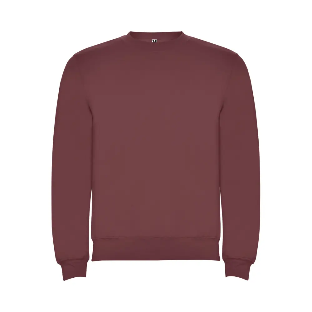 Clasica 280 g/m² unisex sweater med rund hals i farven Bærrød