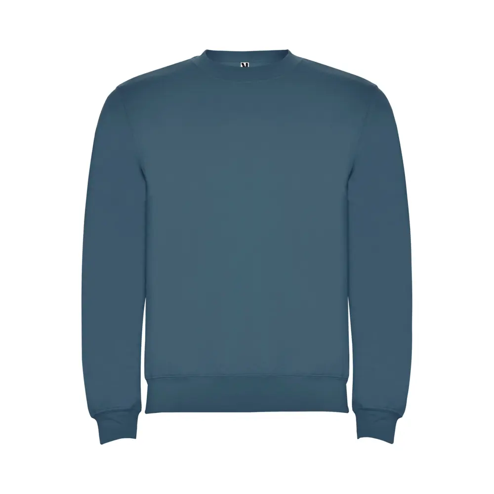 Clasica 280 g/m² unisex sweater med rund hals i farven Stormblå
