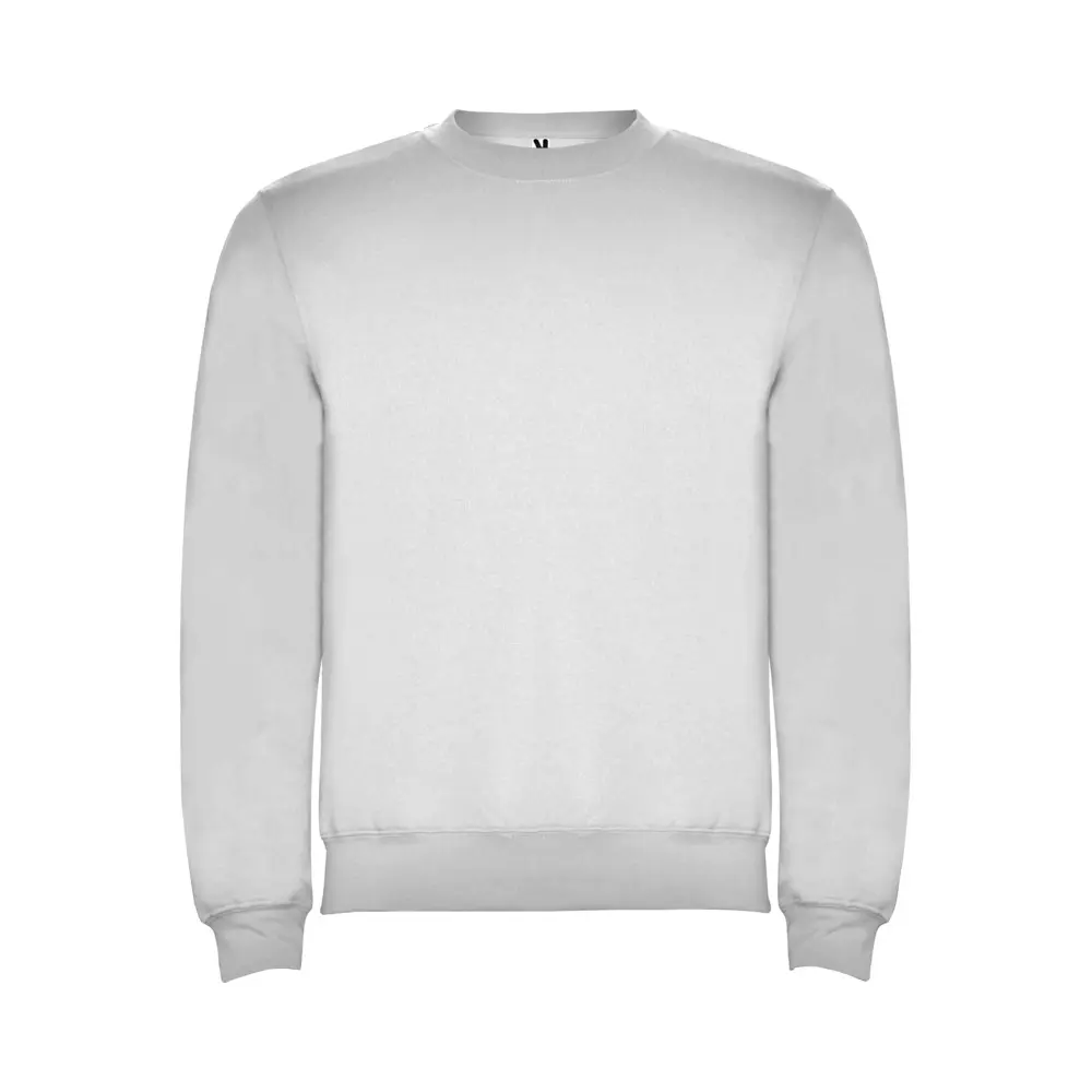 Clasica 280 g/m² unisex sweater med rund hals i farven Ask hvid mélange