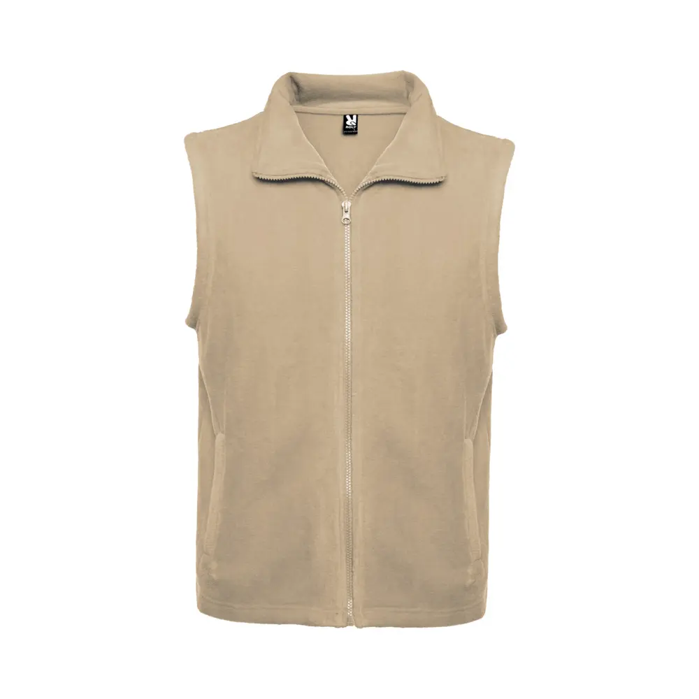 Bellagio unisex vest i fleece i farven Sandfarvet
