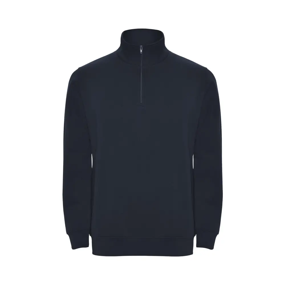 Aneto 280 g/m² sweatshirt med kvart lynlås i farven Marineblå