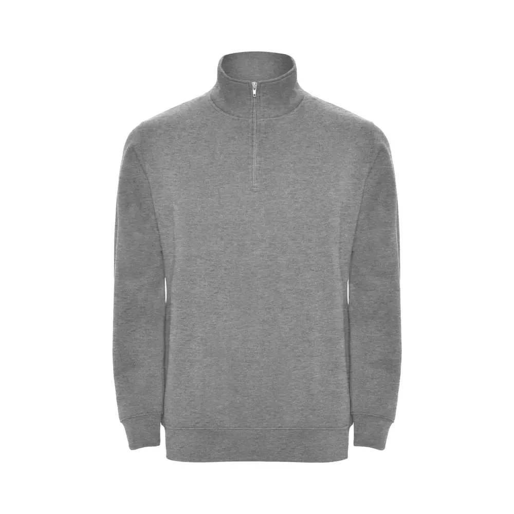 Aneto 280 g/m² sweatshirt med kvart lynlås i farven Marlgrå