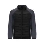 Minsk unisex hybrid isolerende jakke i farven Ensfarvet sort / Bly