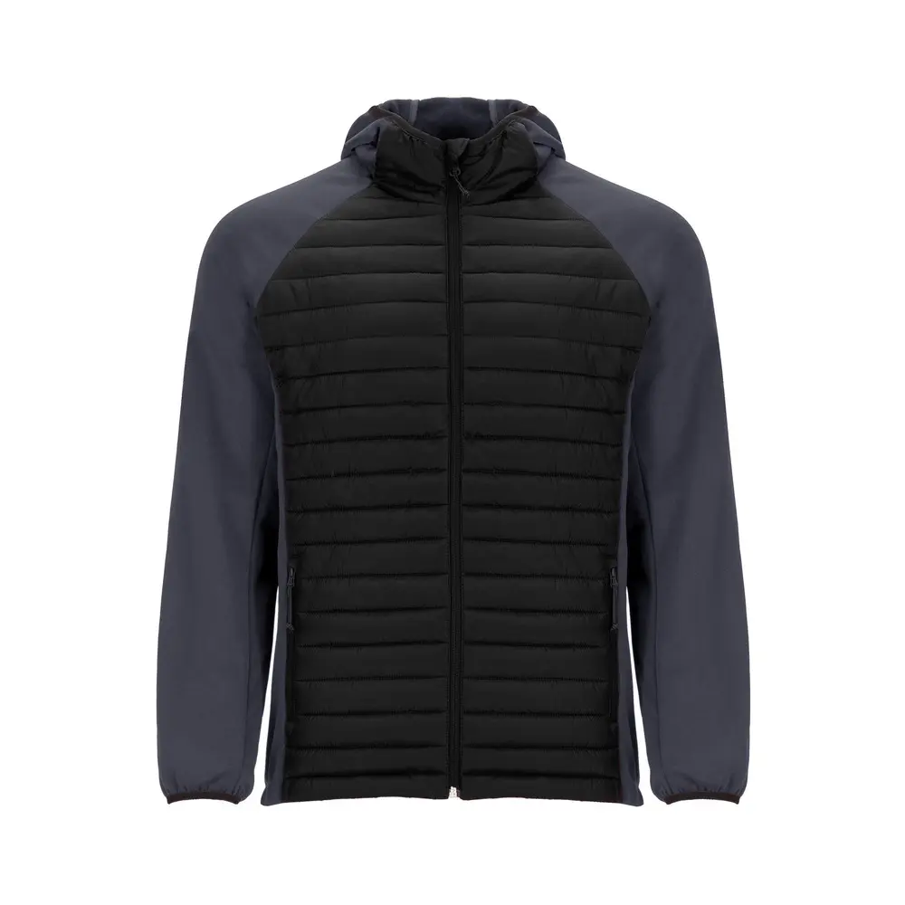 Minsk unisex hybrid isolerende jakke i farven Ensfarvet sort / Bly