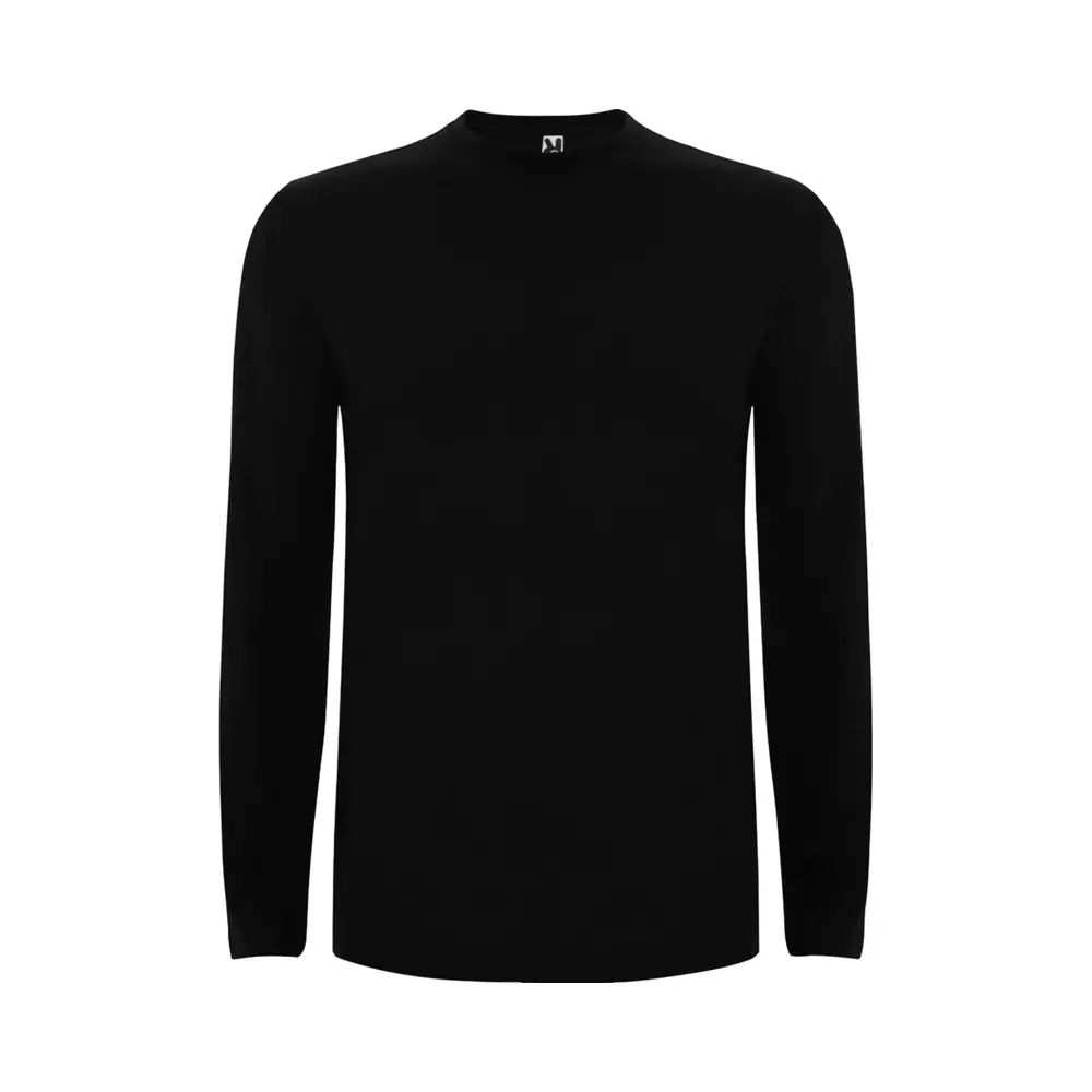 Extreme 160 g/m² langærmet t-shirt til mænd i farven Ensfarvet sort