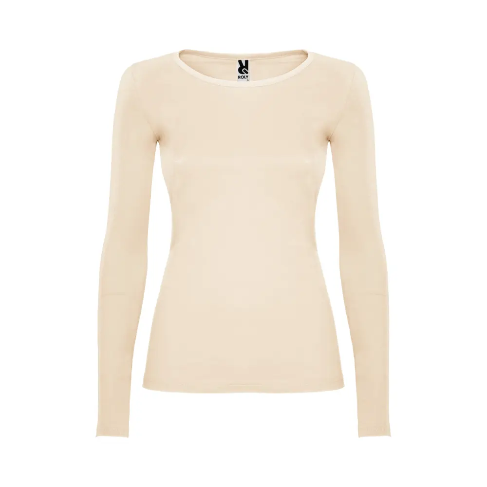 Extreme 160 g/m² langærmet t-shirt til kvinder i farven Sandfarvet