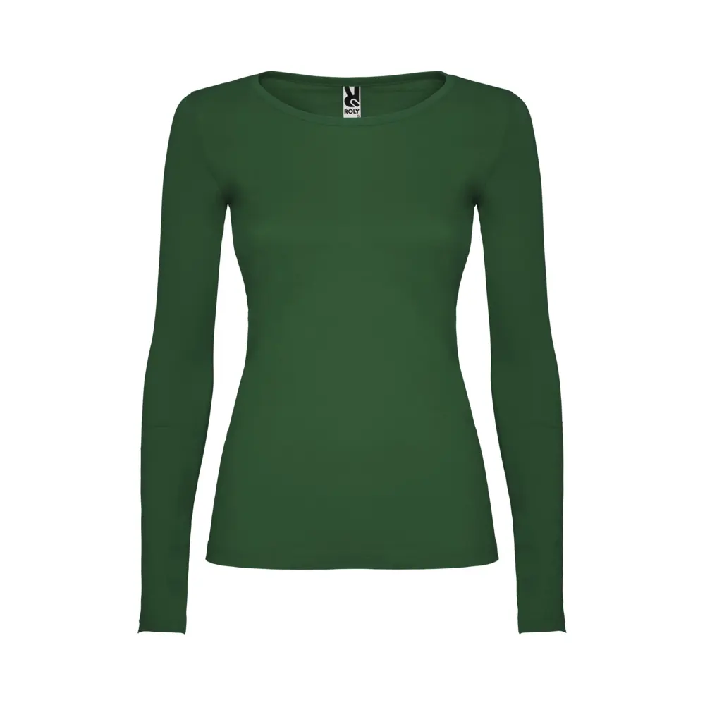 Extreme 160 g/m² langærmet t-shirt til kvinder i farven Flaskegrøn